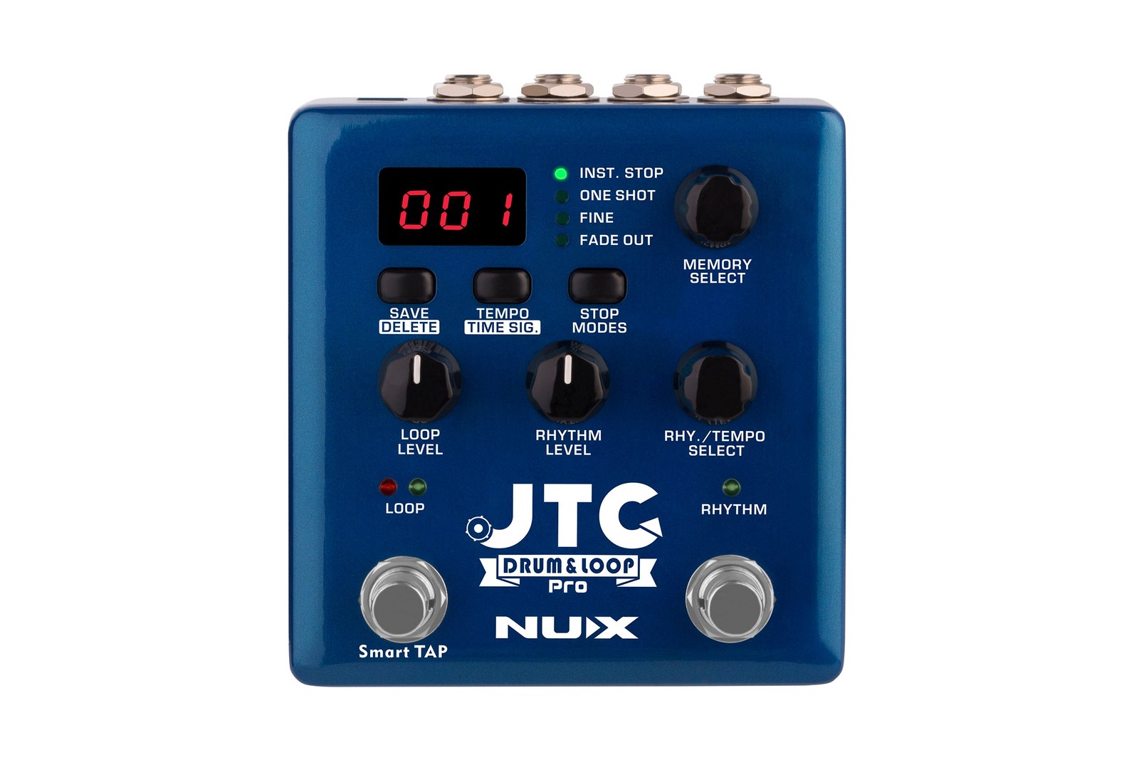 NUX JTC Drum & Loop Pro - Dual-Switch Looper Pedal with Drum Machine (Open Box)