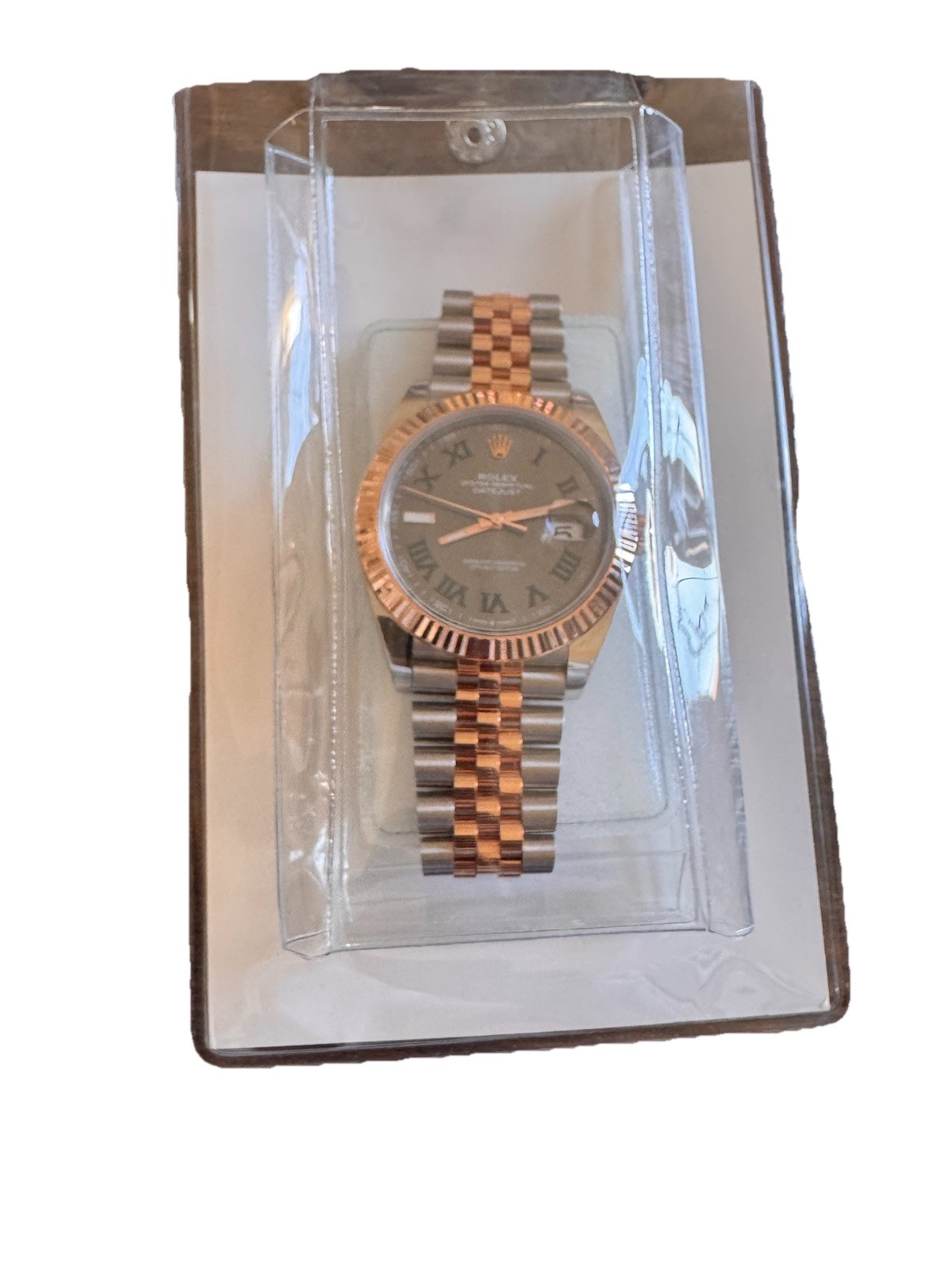 10 Pack Clear Plastic Storage With Button For Rolex And Luxury Fast Shipping