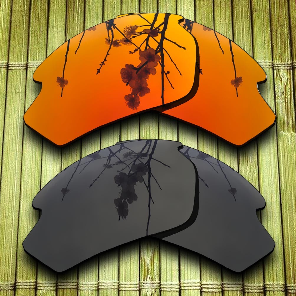 Black&Orange Red Replacement Lens for-Rudy Project Rydon Polarized