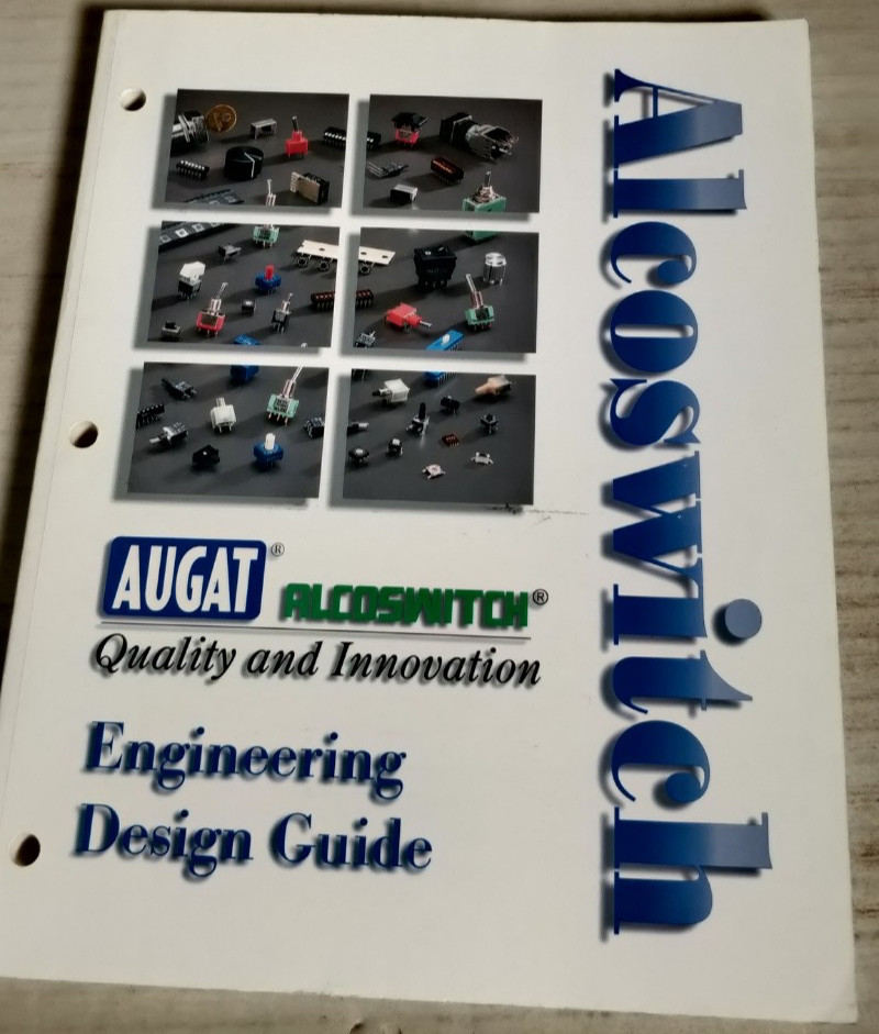 1996 AUGAT Alcoswitch Engineering Design Guide Catalog Switches C4