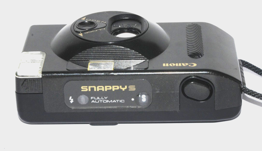 Canon Snappy S 35mm Film Camera Point & Shoot Fully Automatic -BATTERY TESTED-