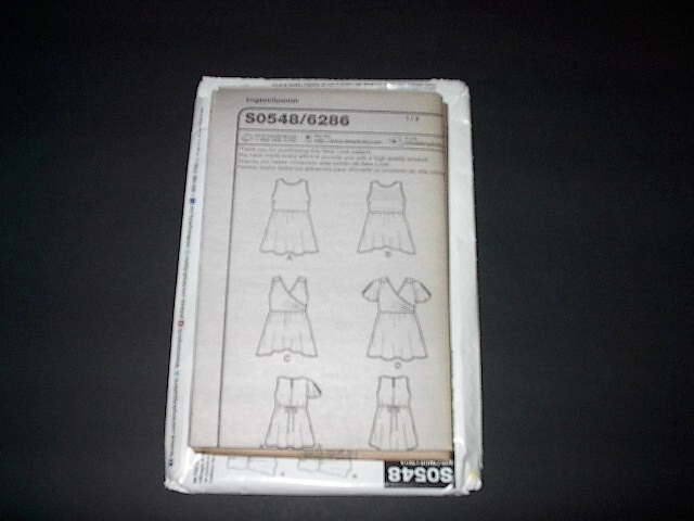 New Look Pattern 6286 Misses' Pullover Tunic w/Sleeve / Neck Variations 4~16 Unc