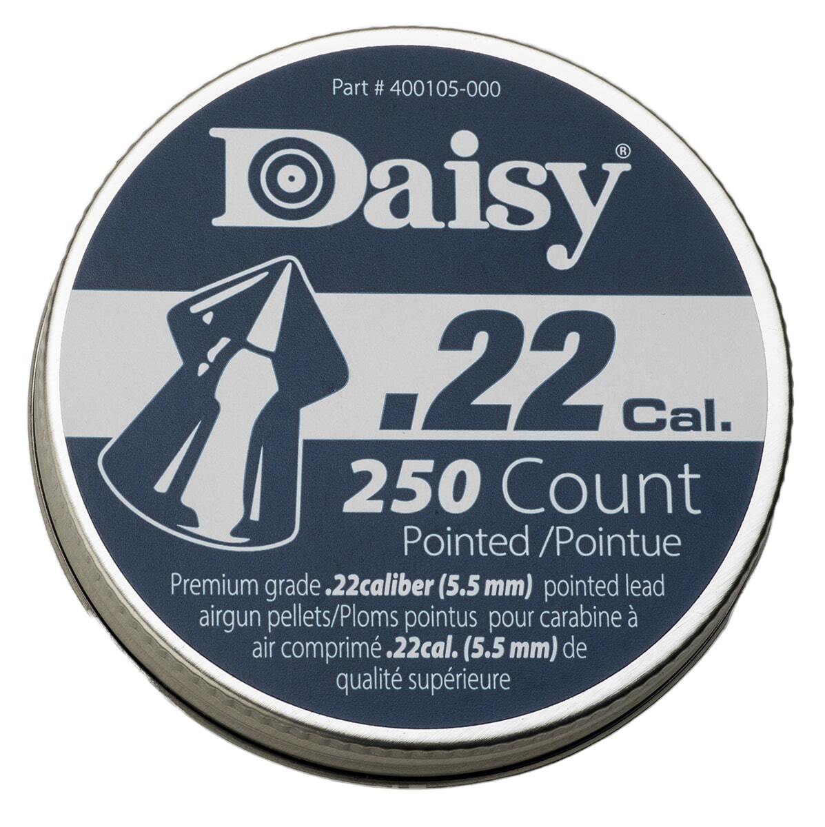 Daisy .22 Caliber PrecisionMax Pointed Pellets, 250-Count
