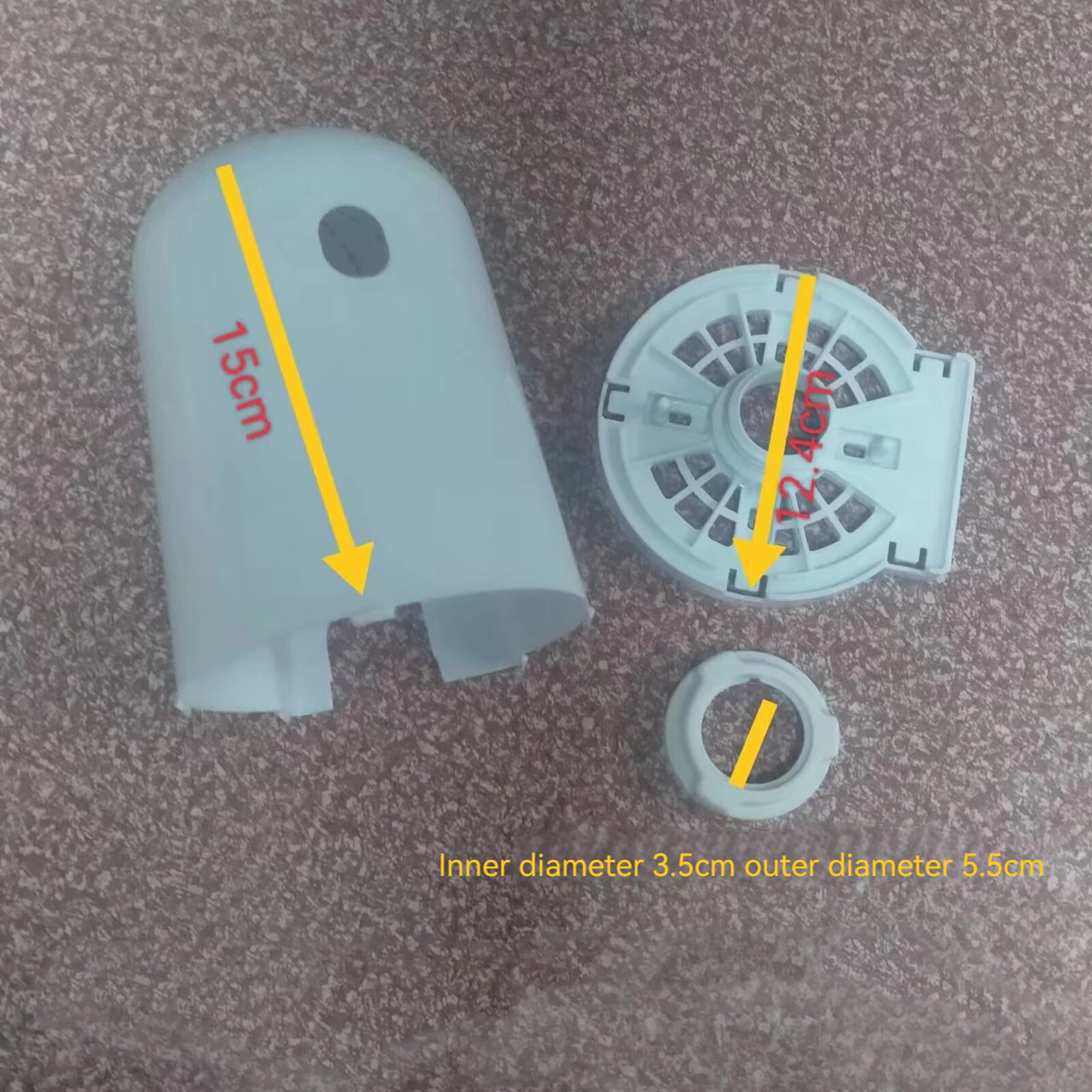 Universal Plastic Cover Housing Motor Back Cover Electric Fan Set for Fan Motor