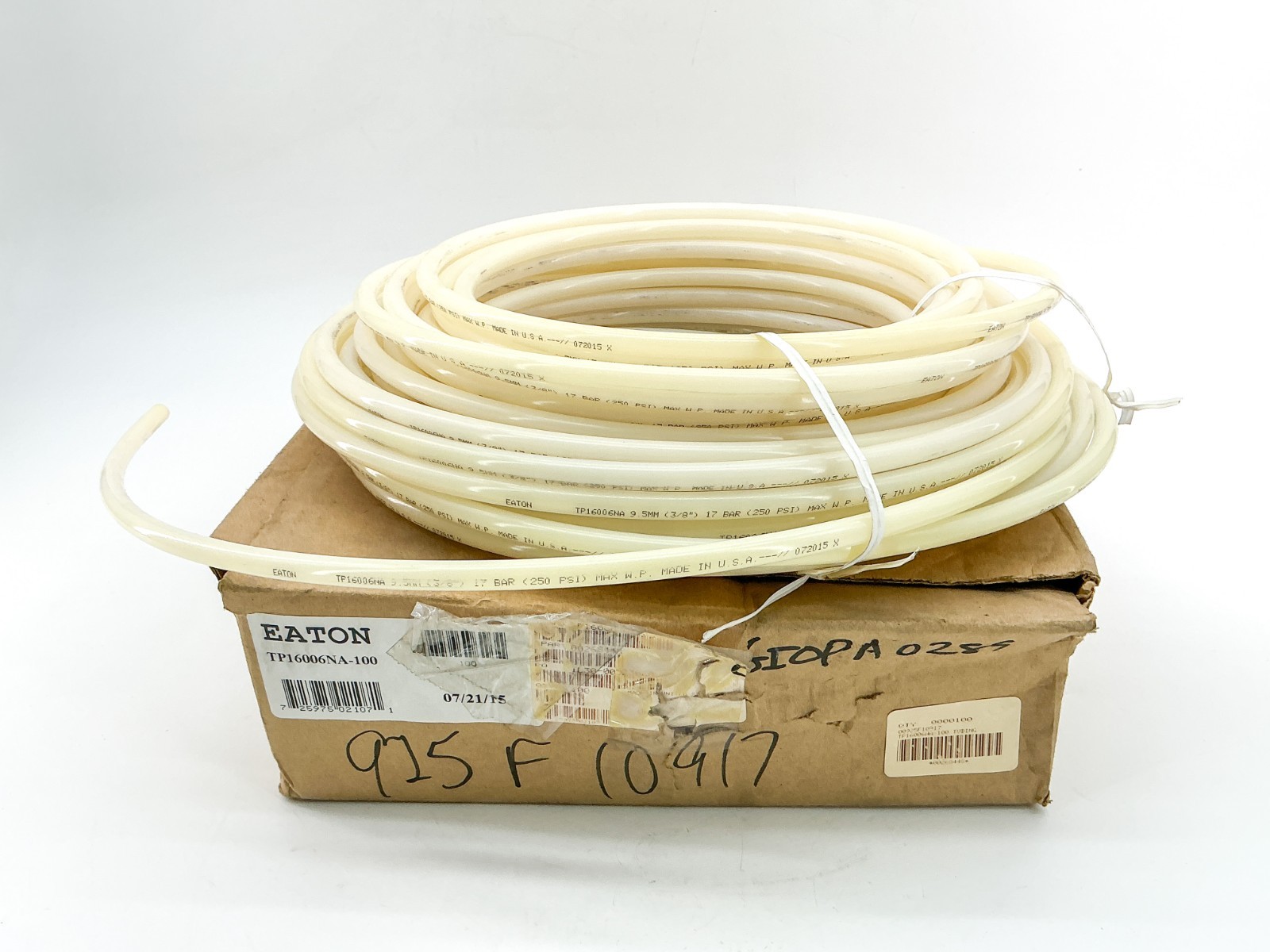 New Eaton TP16006NA-100 Polyamide Air Brake Tubing 100FT 250PSI 17Bar 3/8"