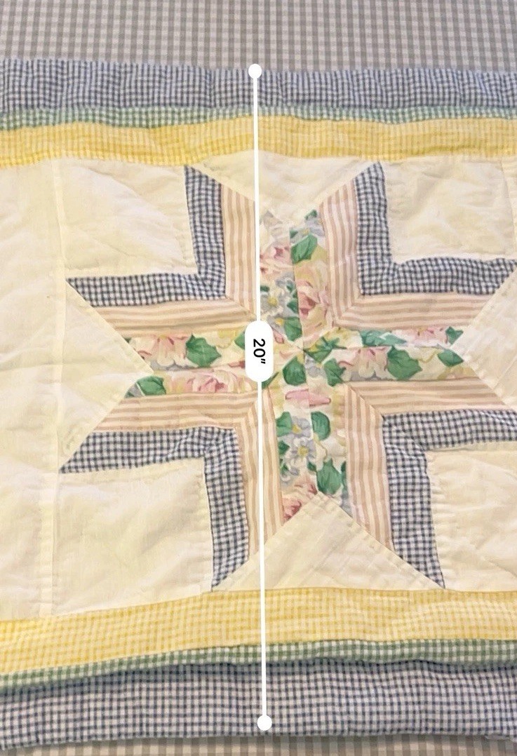 Vintage Quilted Pillow Shams