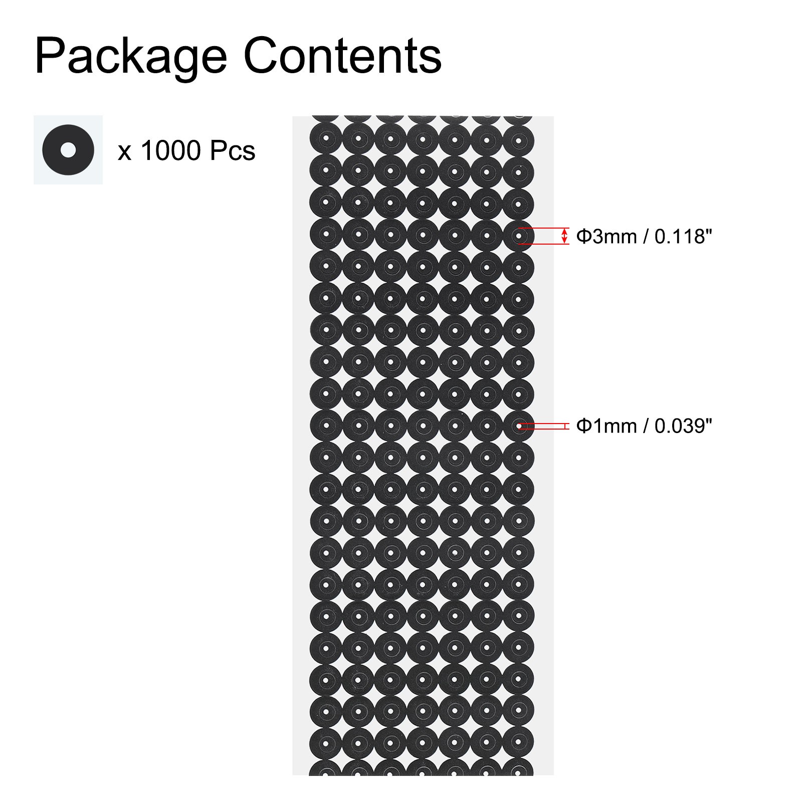1000Pcs 3D Scanner Markers 1mm for 3D Scanner, 3D Tracking Dots