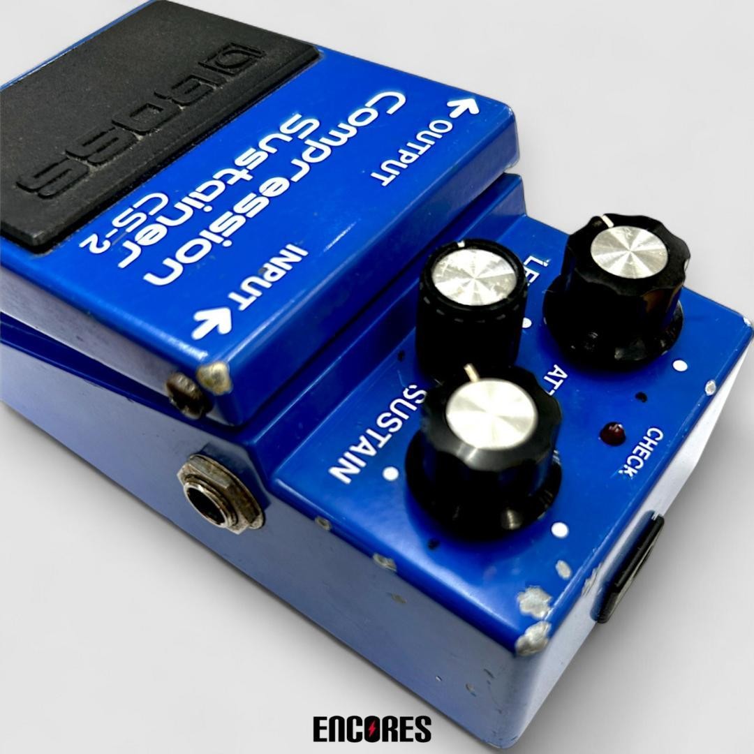 BOSS CS-2 Compression Sustainer Guitar Effects Pedal used