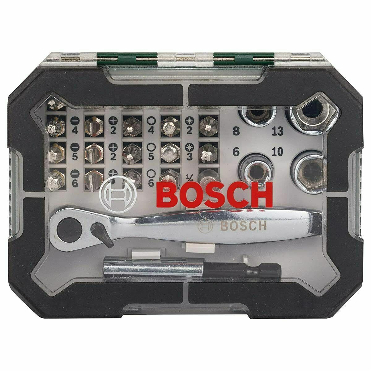 Bosch Screwdriver Bit and Ratchet Set with Colour Coding 26pcs / Crdless no ixo4