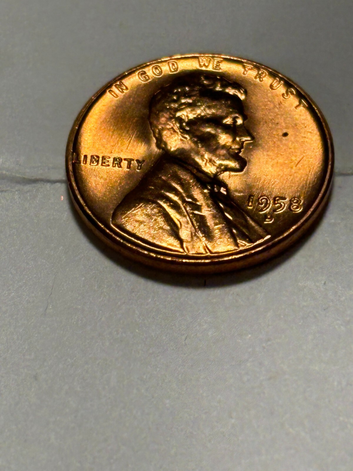 1958 D Lincoln Wheat Penny Brilliant Uncirculated Cent BU