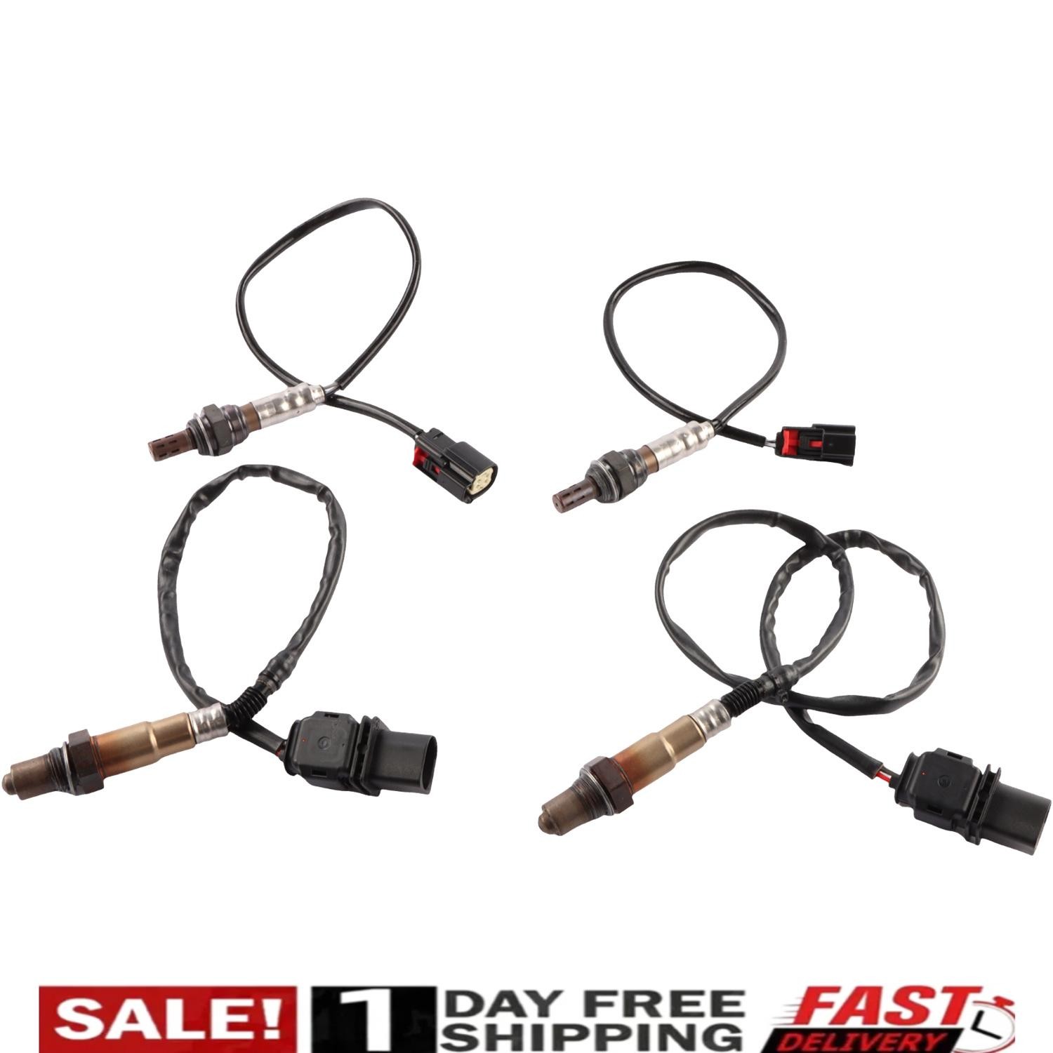4x Oxygen Sensor Up&Downstream For 2011-2014 Ford F-150 3.5L V6 Turbocharged
