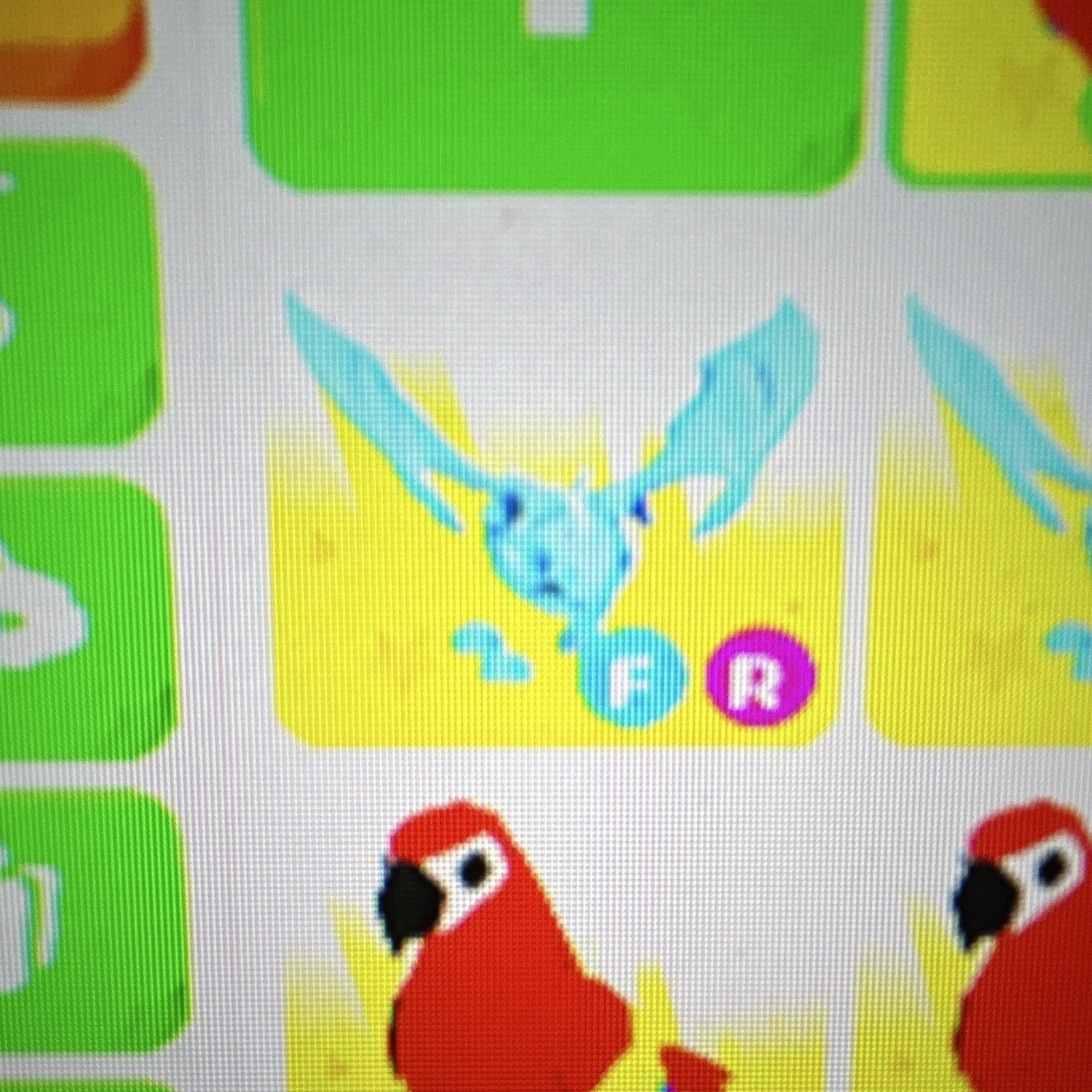 Adopt Me! Blue Winged Pet Digital Item, F/R Special Attributes, Gen R