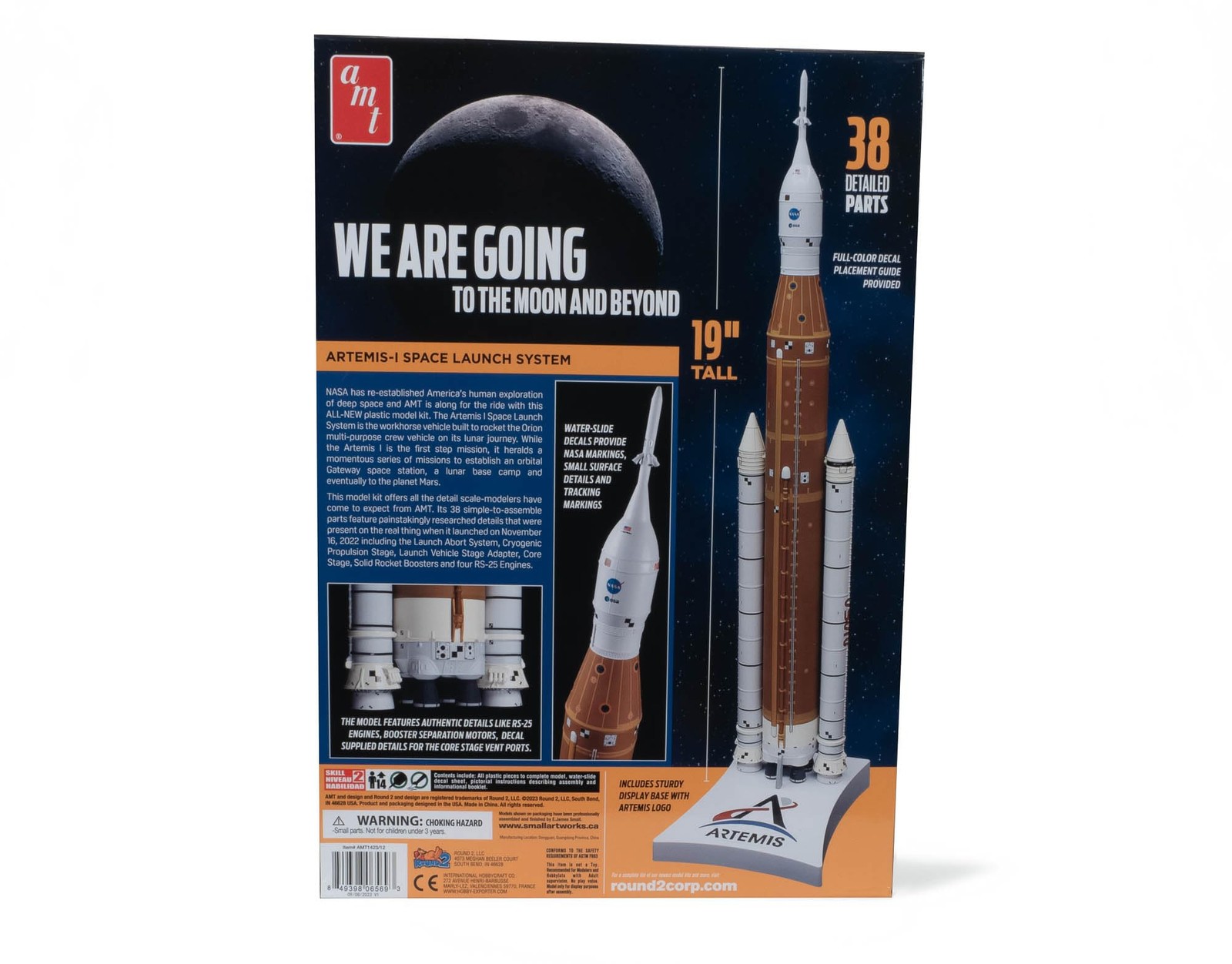AMT NASA Artemis-1 Rocket 1:200 Scale Model Kit