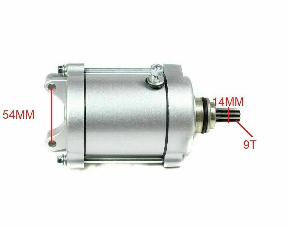 ATV STARTER MOTOR WITH 9 TOOTH 14MM SHAFT ST31