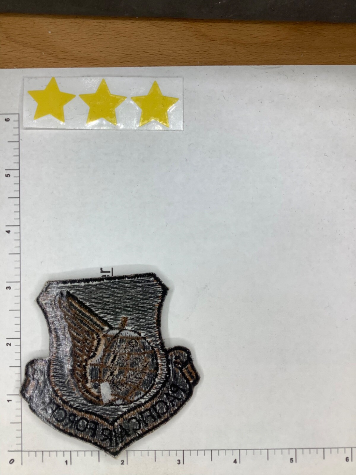 UUSAF PACIFIC AIR FORCE DESERT TAN SQUADRON PATCH