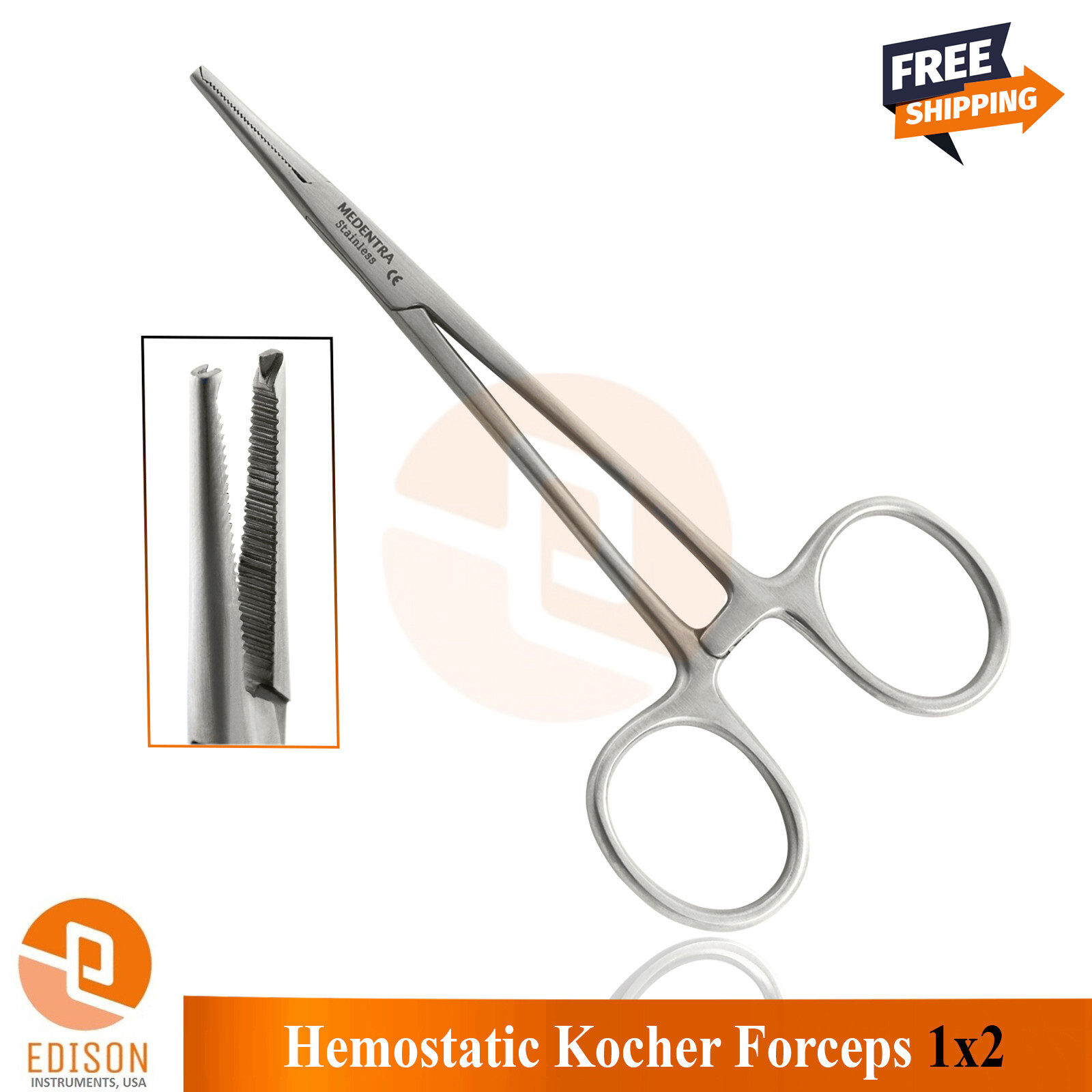 Surgical Micro Halsted Clamp Locking Kocher Forceps Hemostat Dental Lab Plier