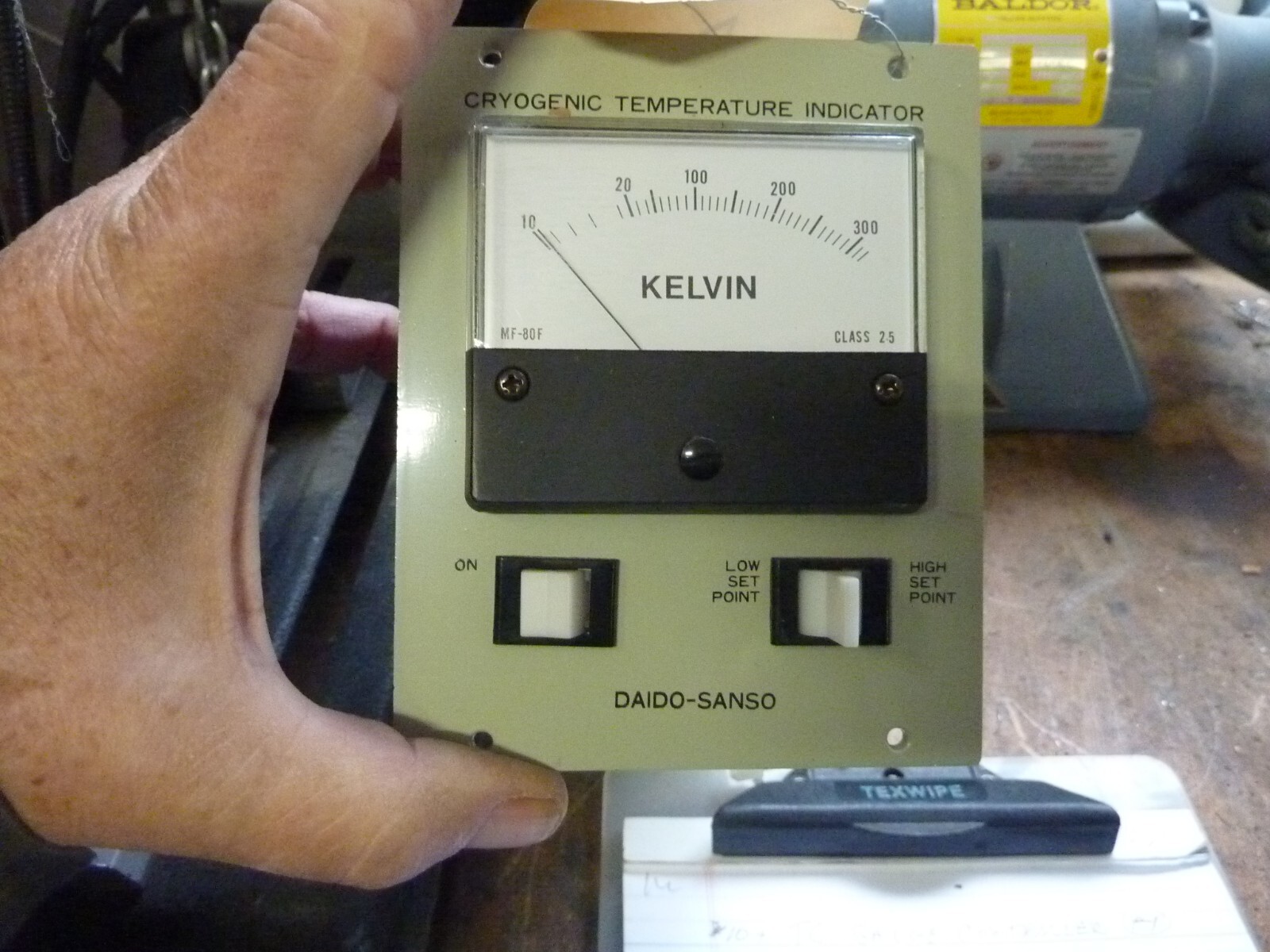 CRYO Temperature indicator