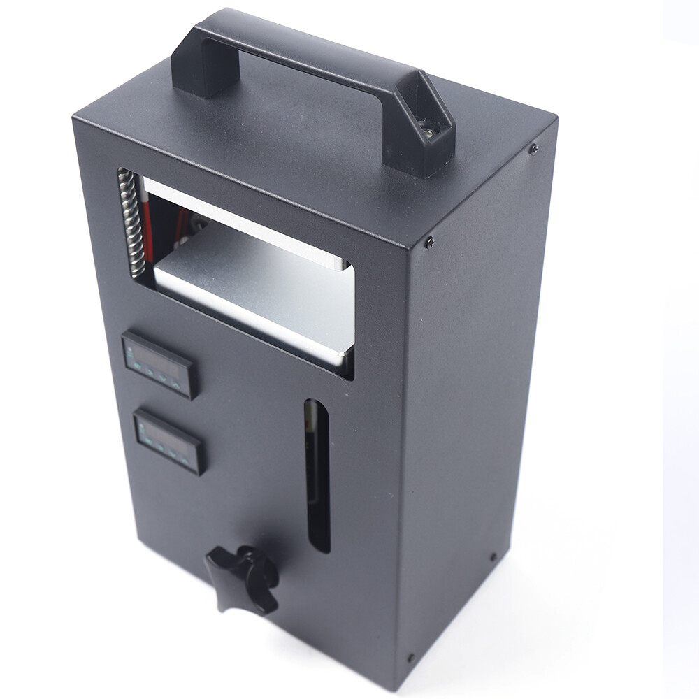 4 Ton Hydraulic Heat Press Machine with Dual 4.5"X4.7" Dab Heated Plates 200W