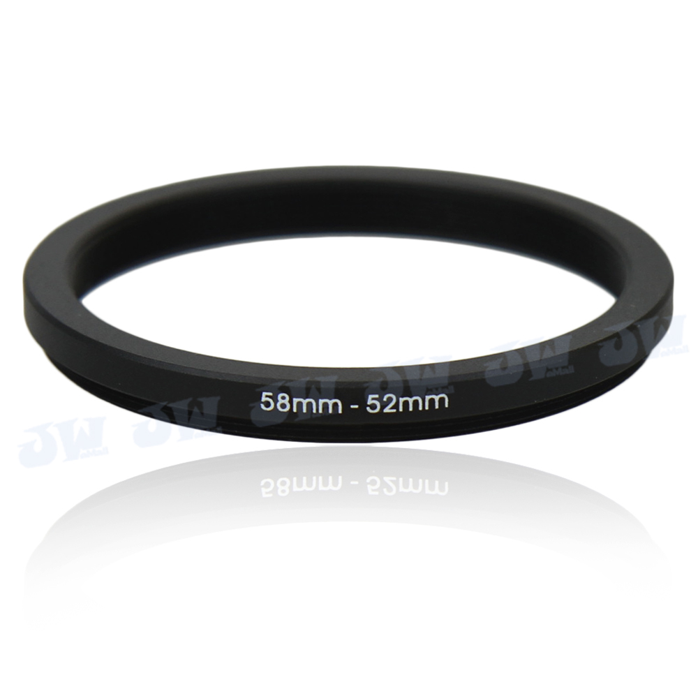 58-52mm Step-Down Metal Adapter Ring/58mm Lens to 52 mm UV CPL Accessory