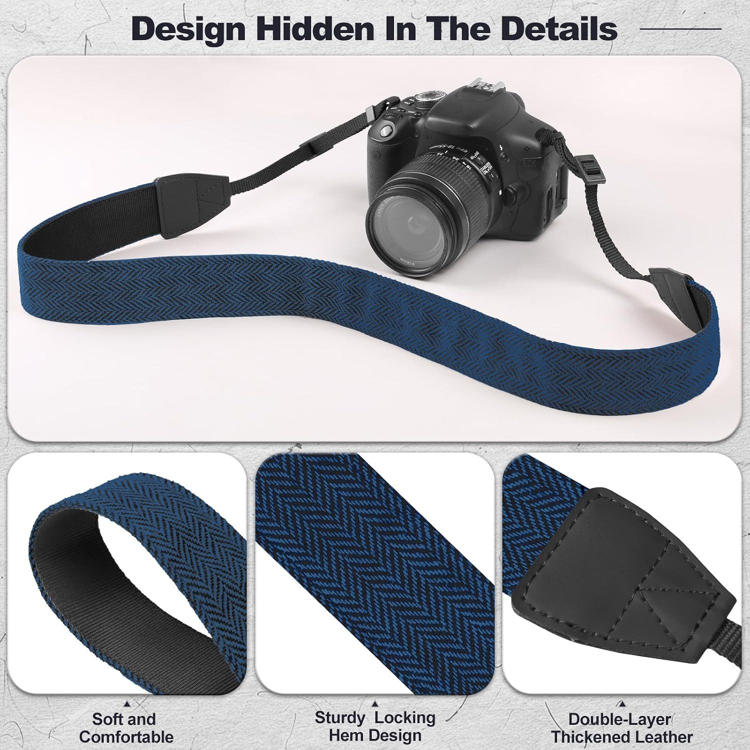 Universal Camera Strap - Camera Neck Strap, Adjustable Shoulder Straps Compatibl
