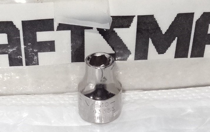 Craftsman metric 6pt# 3/8" Drv Shallow sockets 7-22mm Pik ur Size nos USA