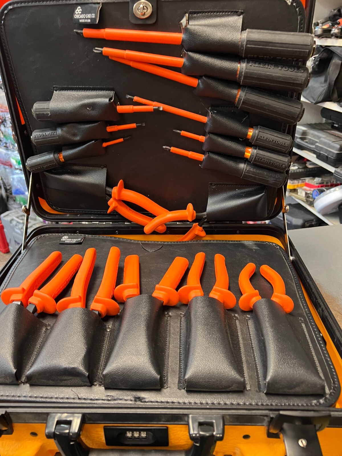 Klein Electrician Tool Set with hard case