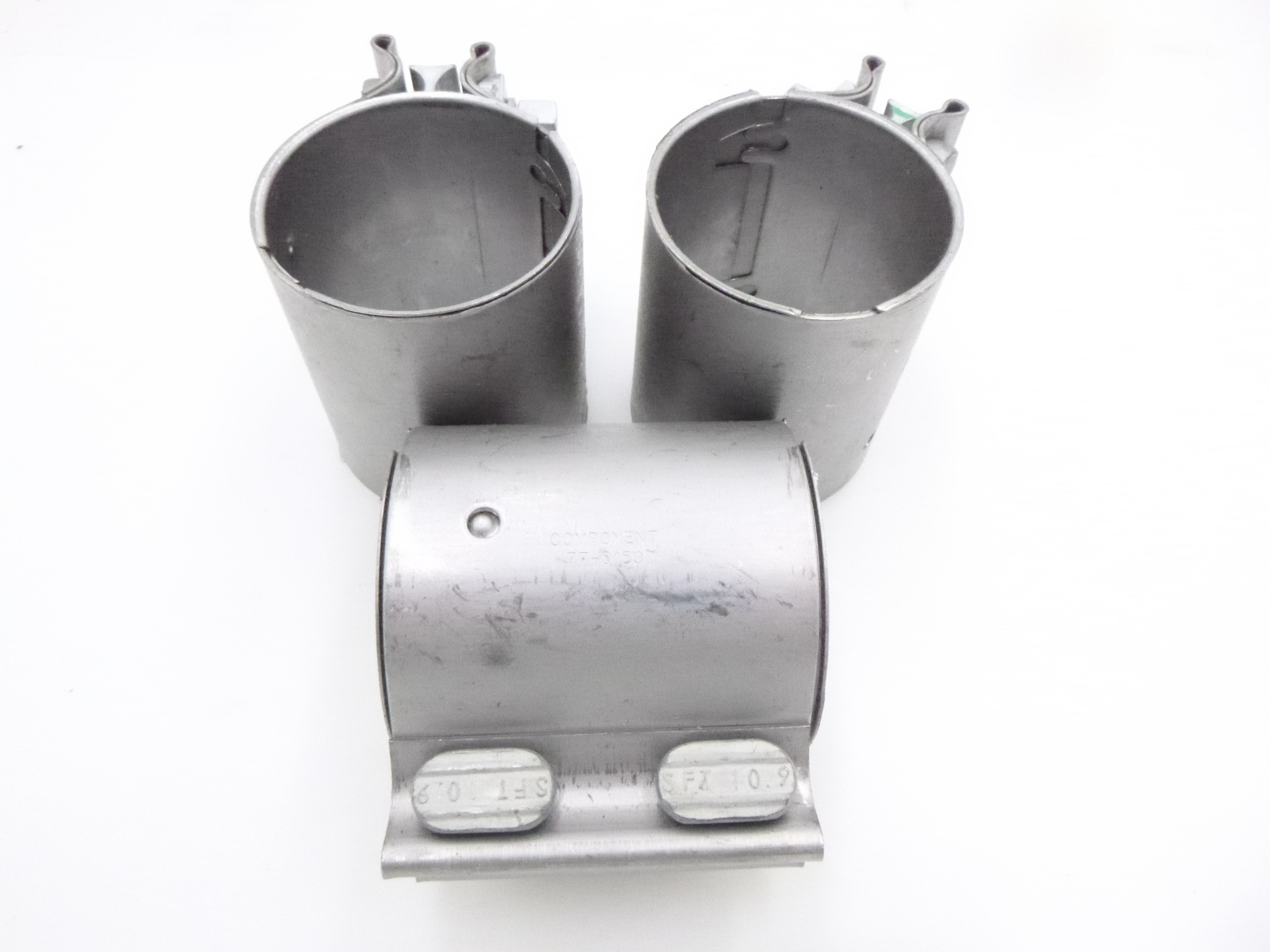3 Pack 2010-2014 Ford Mustang Exhaust Sleeve Joint Clamps 77-0159