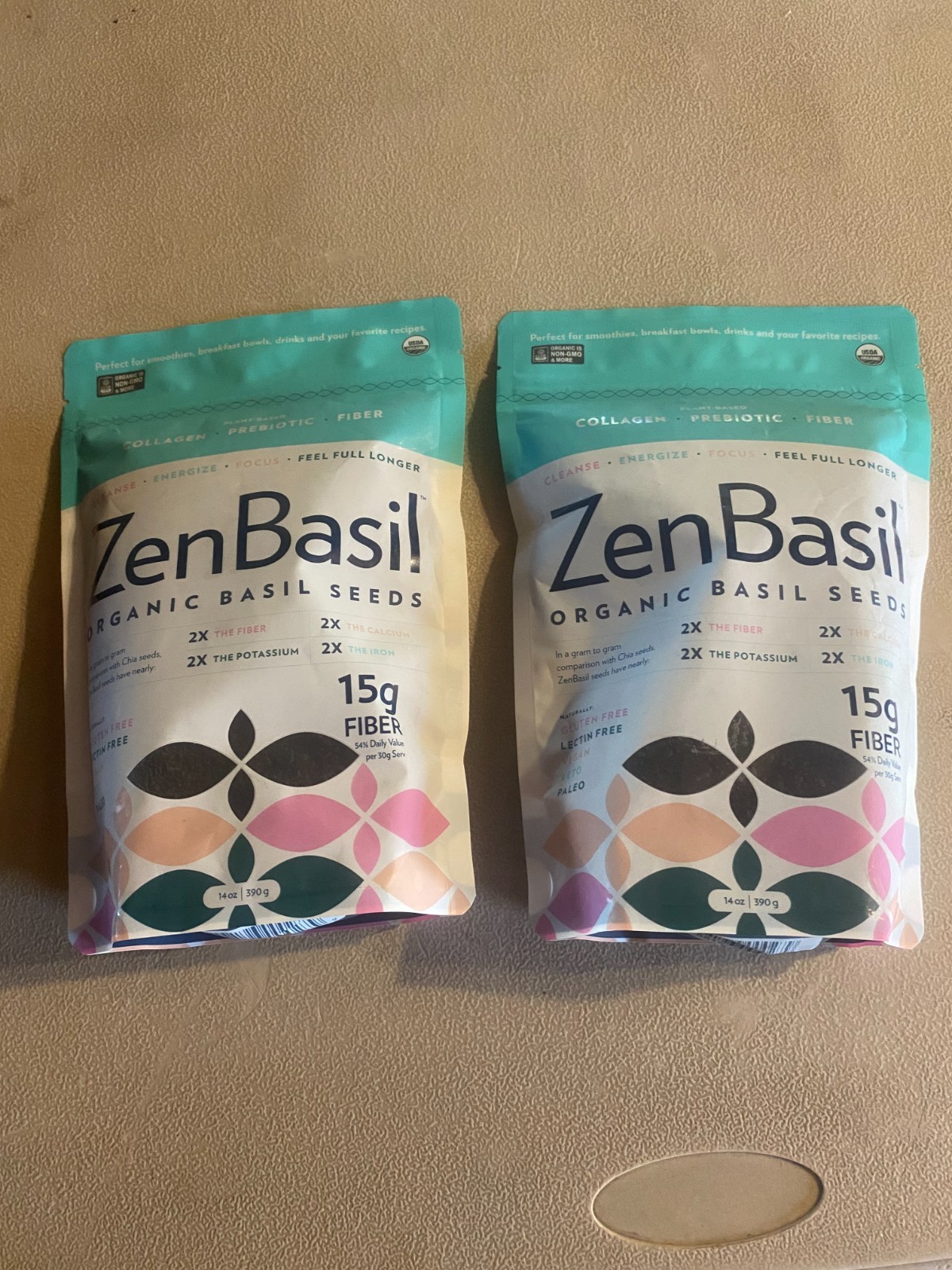 Zen Basil Organic Basil seeds non-gmo 14oz Exp: 11/27