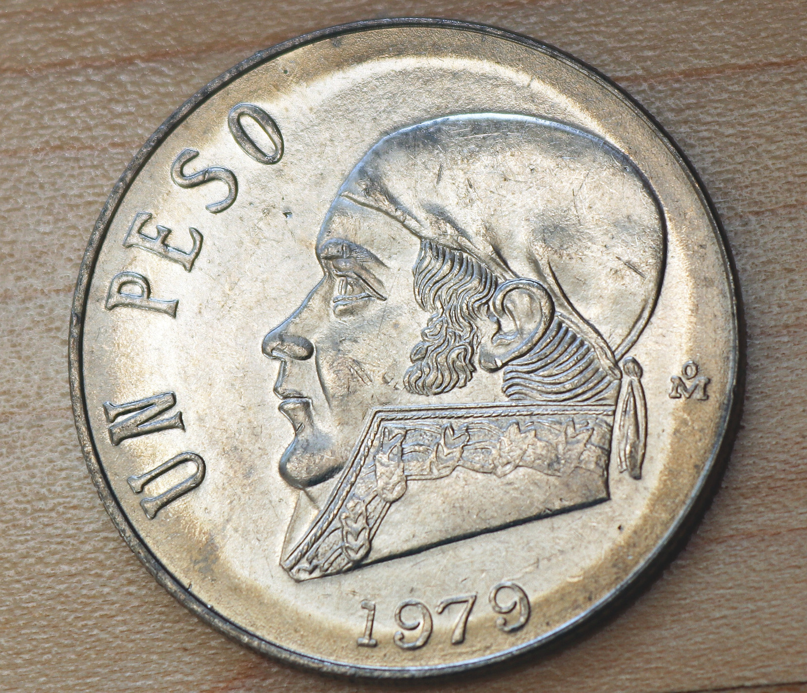 1979 Mexico 1 Peso José Mari̇a Morelos Thin Date Unc.