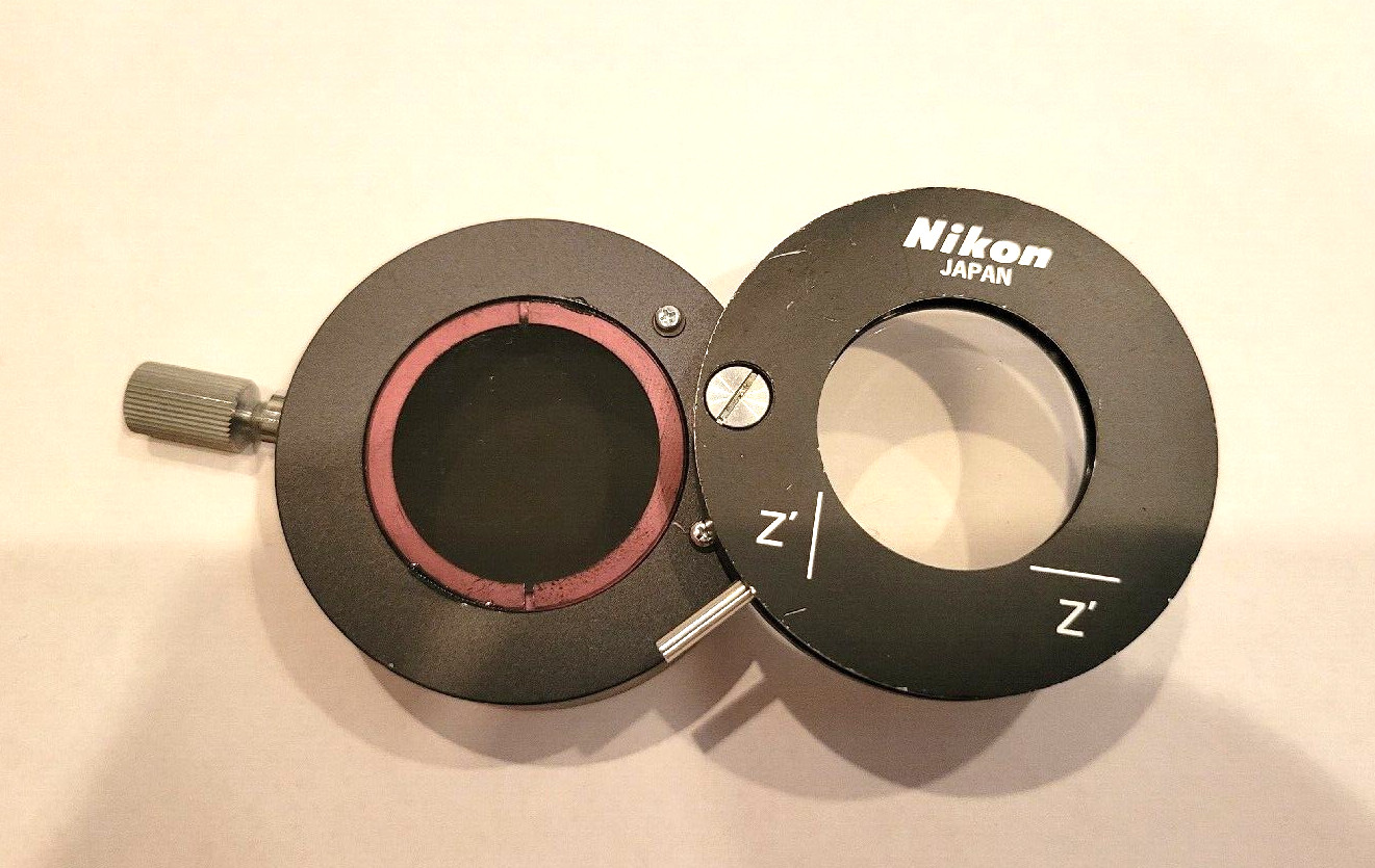 Nikon Microscope Light Lamp Shutter Filter Adapter