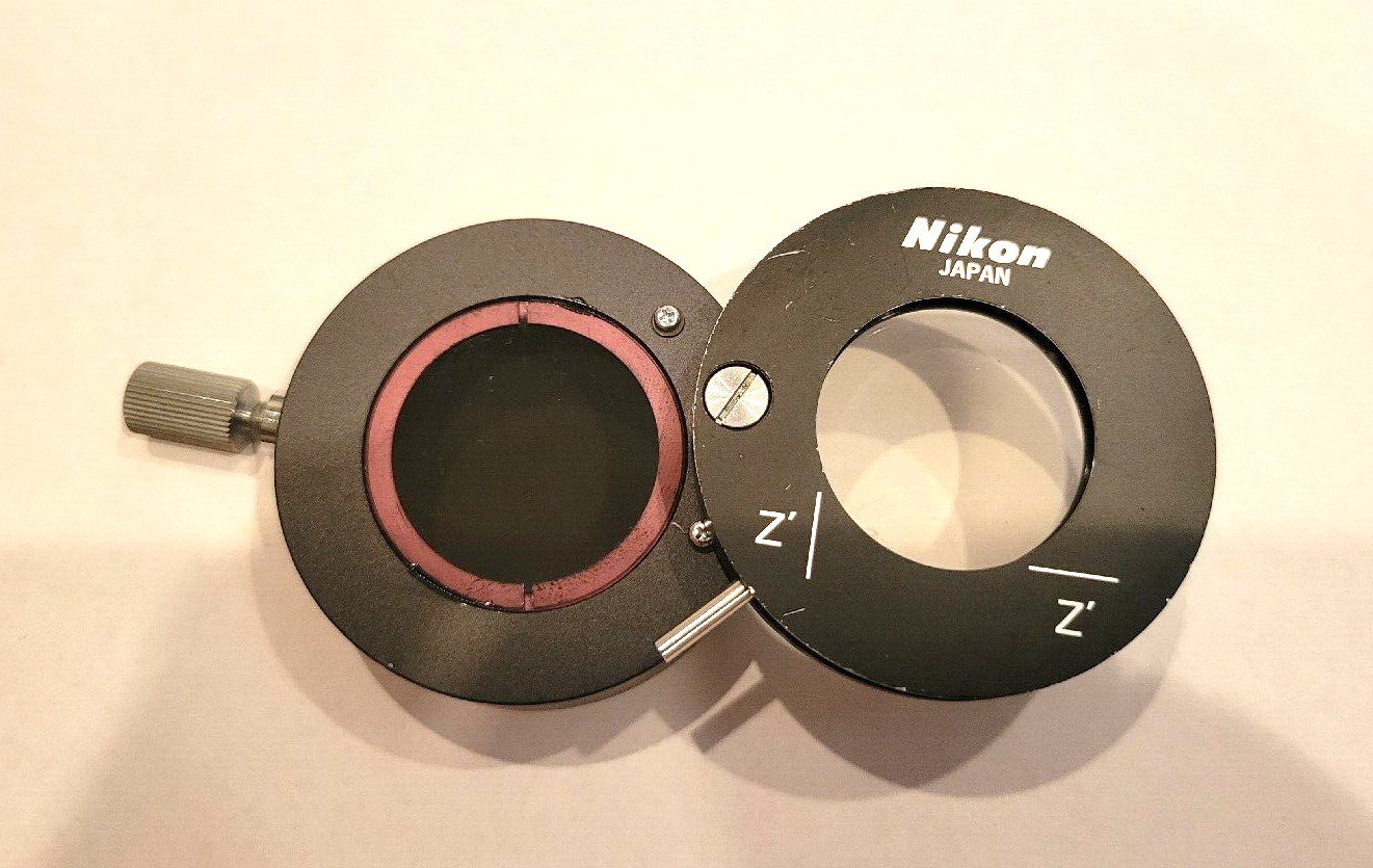 Nikon Microscope Light Lamp Shutter Filter Adapter