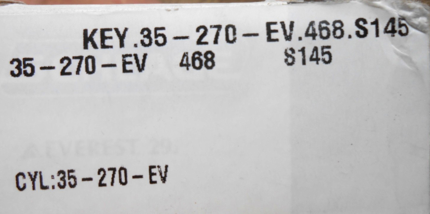 2 Schlage Everest 29 S145 Uncut Key Blanks
