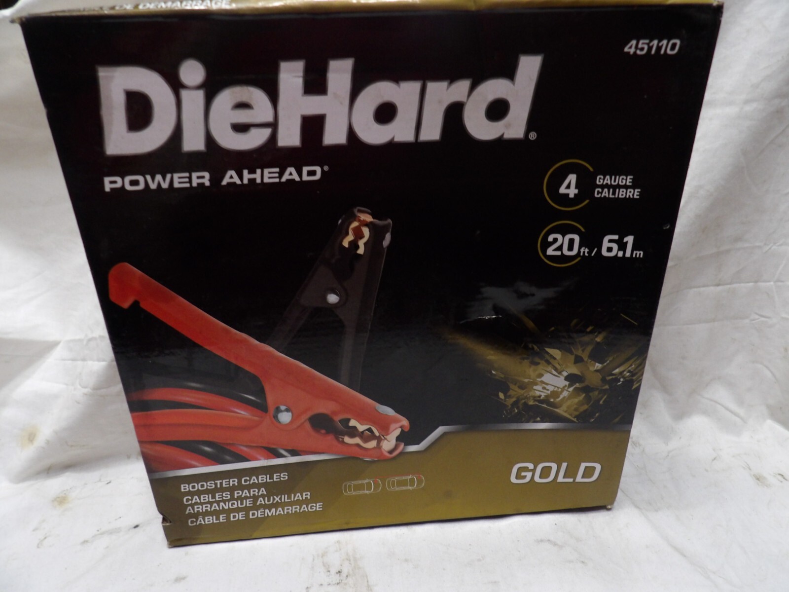 DieHard Booster Cables #45110 4 Gauge 20'