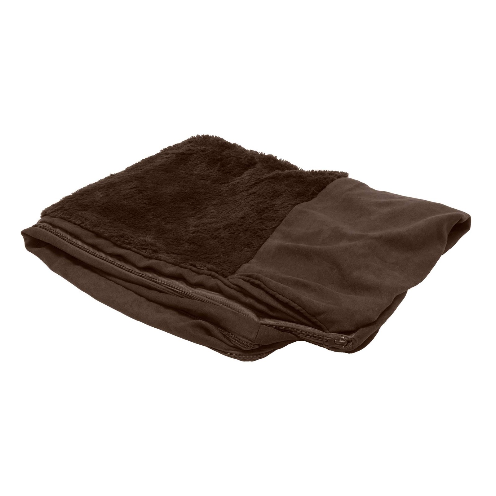 Furhaven Replacement Dog Bed Cover Plush & Suede Sofa-Style, Machine Washable -