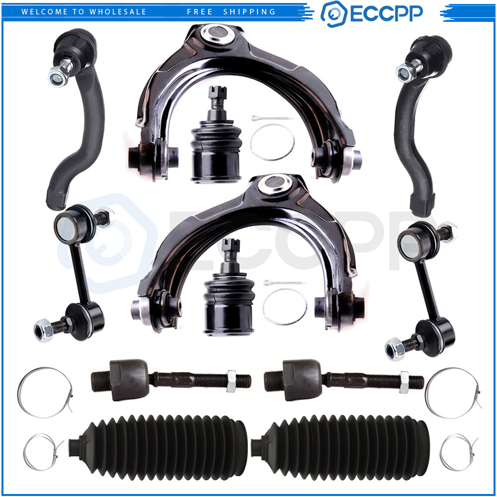 12x Fits 2008-2012 Honda Accord Front Upper Control Arms Lower Ball Joints Kit