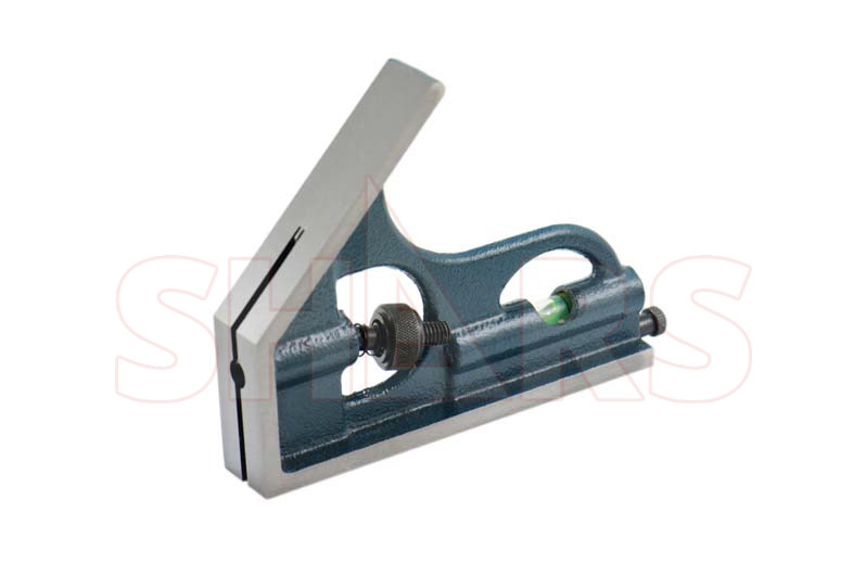 12" 4 pc E/M Combination Square Sets Protractor w/ 12" 4R Graduation Blade P}