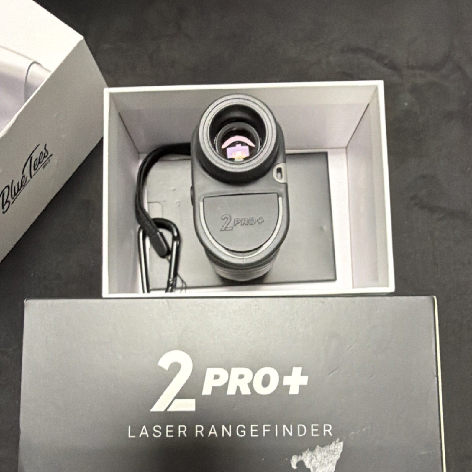 Blue Tees 2 Pro+ Laser Rangefinder 6X Magnification Black Golf