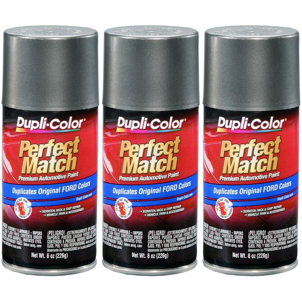 Duplicolor BFM0360 (3-Pack) Perfect Match Aerosol Paint Ford CX Dark Shadow Gray