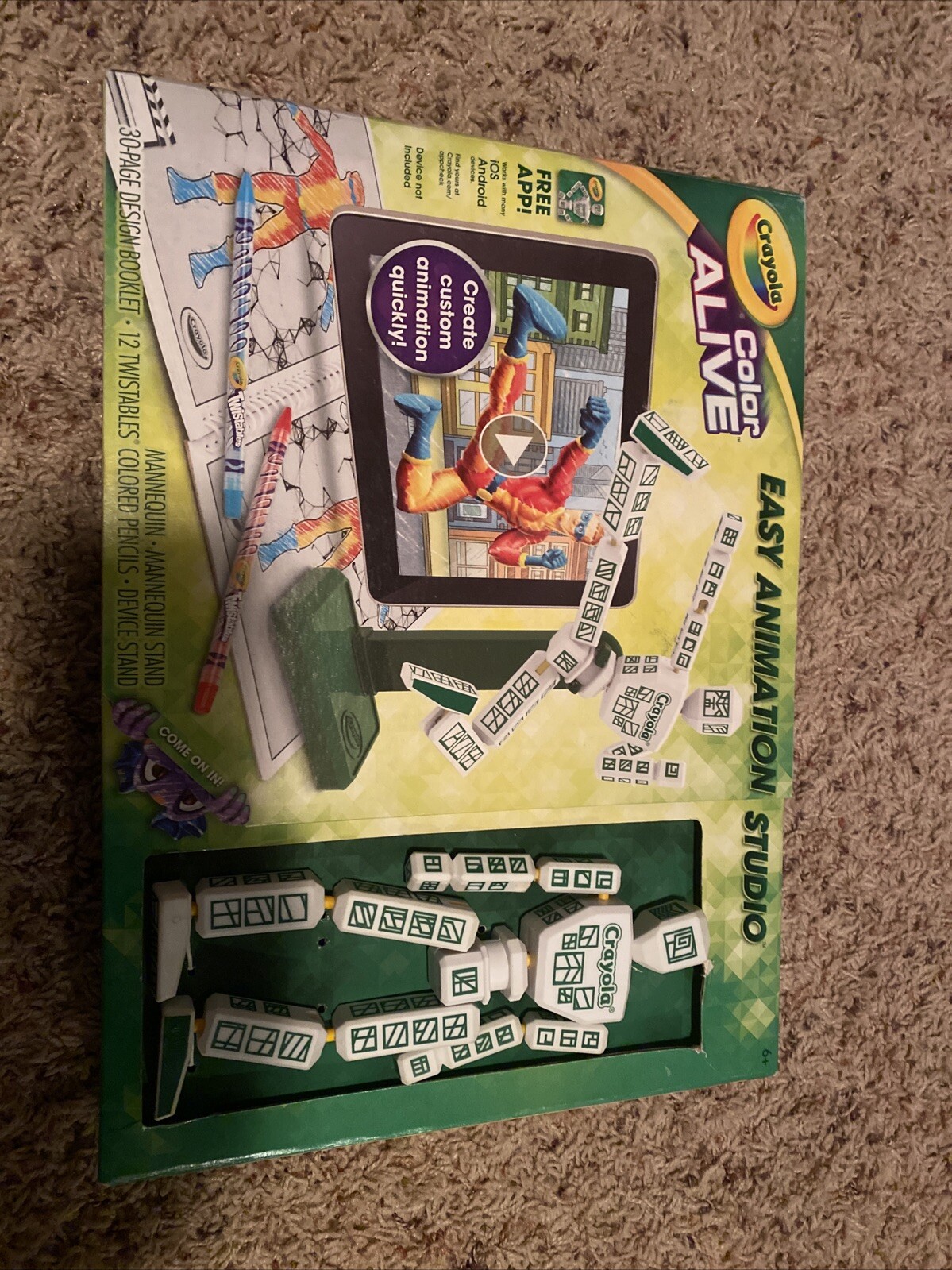 Zu3D Complete Stop Motion Animation Kit Plus Crayola Easy Animation Studio