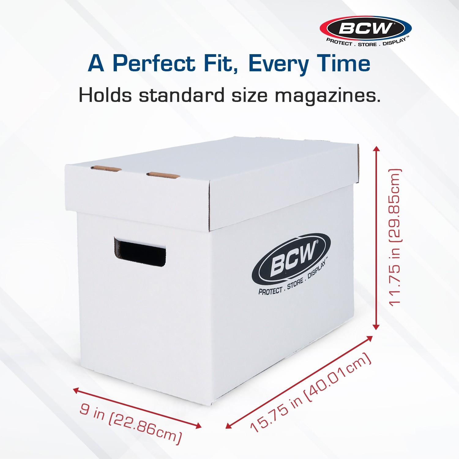10 BCW Magazine Storage Boxes Brand New Double Thickness Cardboard Archives Docs