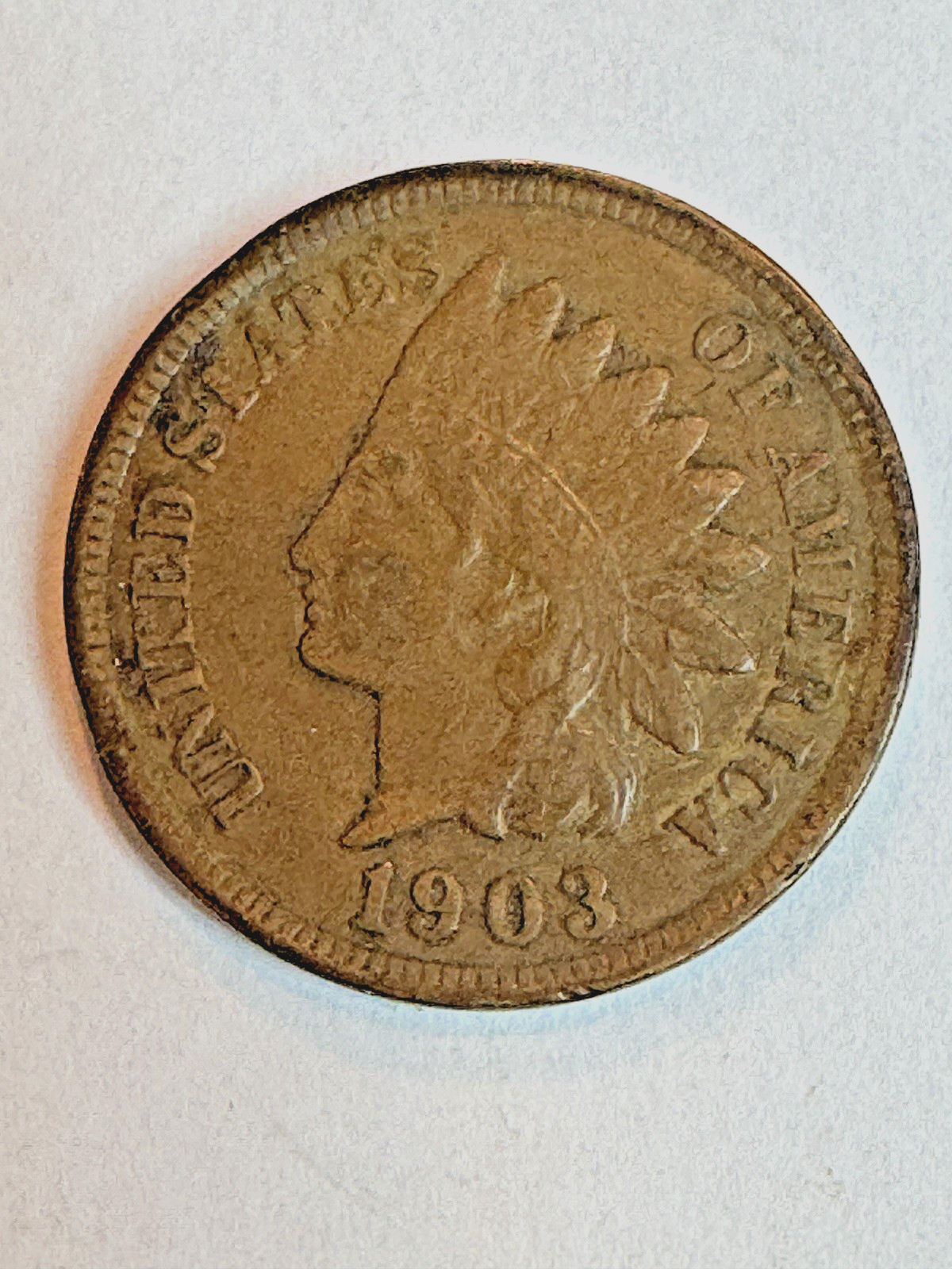 1903  Indian Head Cent Penny LIBERTY