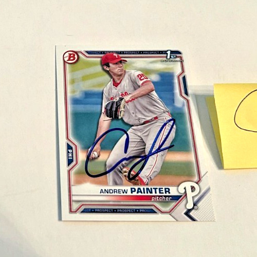 Superstar in Waiting Andrew Painter Signed RC, Obtained in Person, Clearwater C