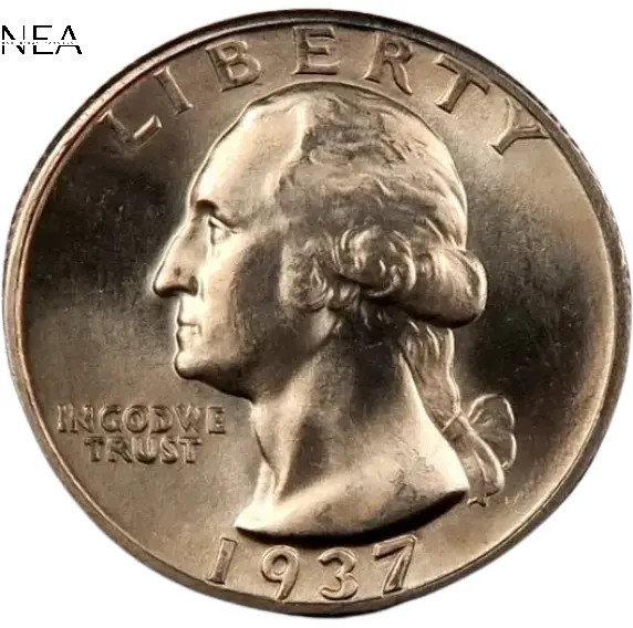 1937-D Washington Quarter ~ Gem BU ~ 90% Silver ~ Semi-Key Date!