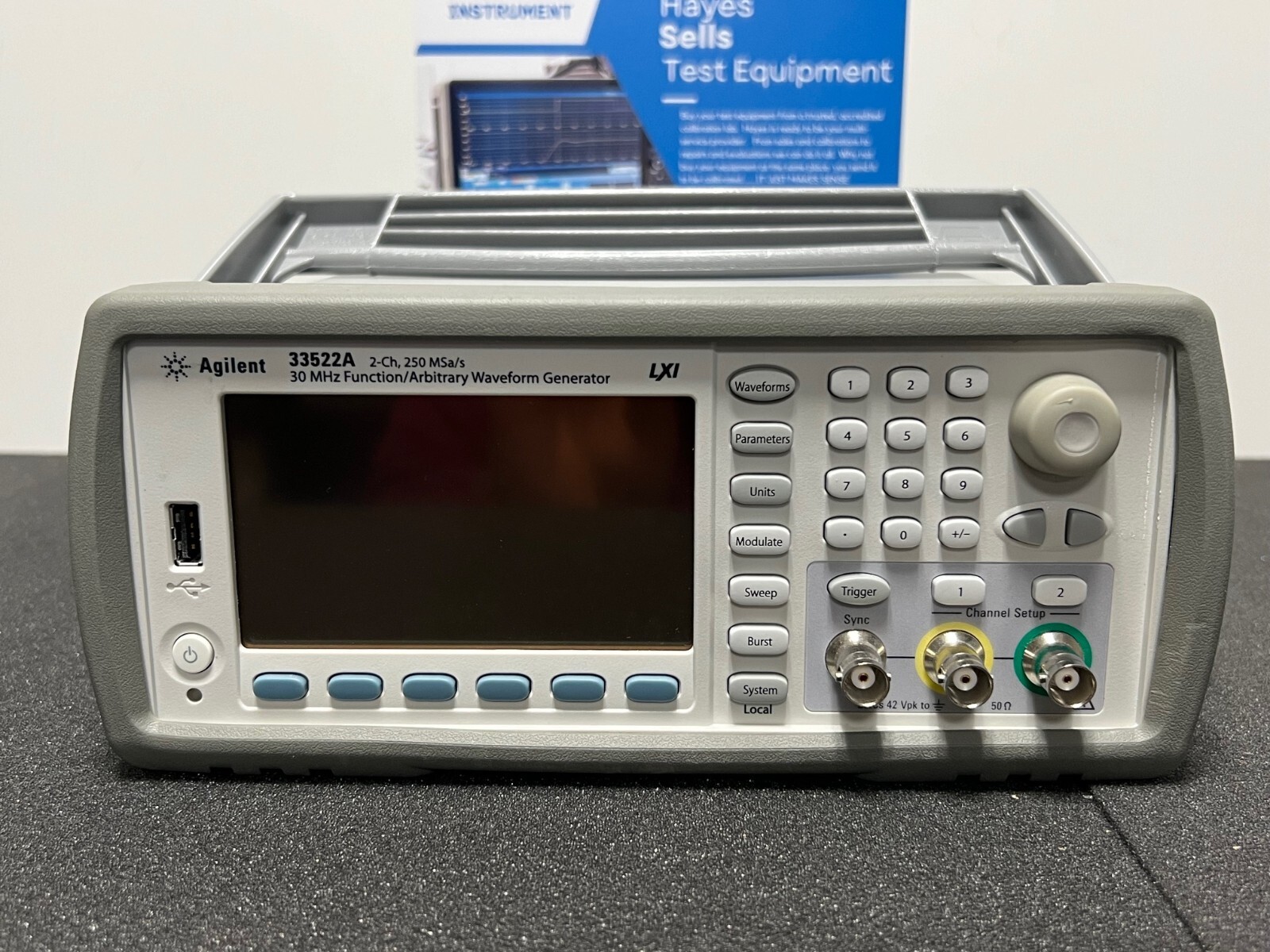 HP/Agilent/Keysight 33522A 30MHz Function / Arbitrary Waveform Generator, NICE!!
