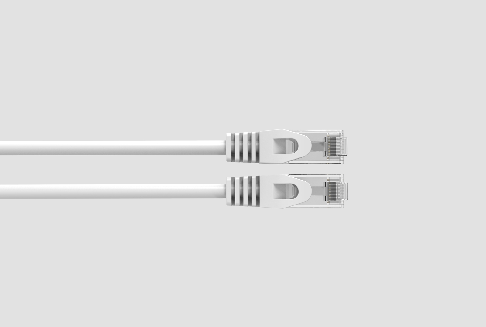 CAT6 Slim Ethernet Patch Cable White 15FT 10 PACK