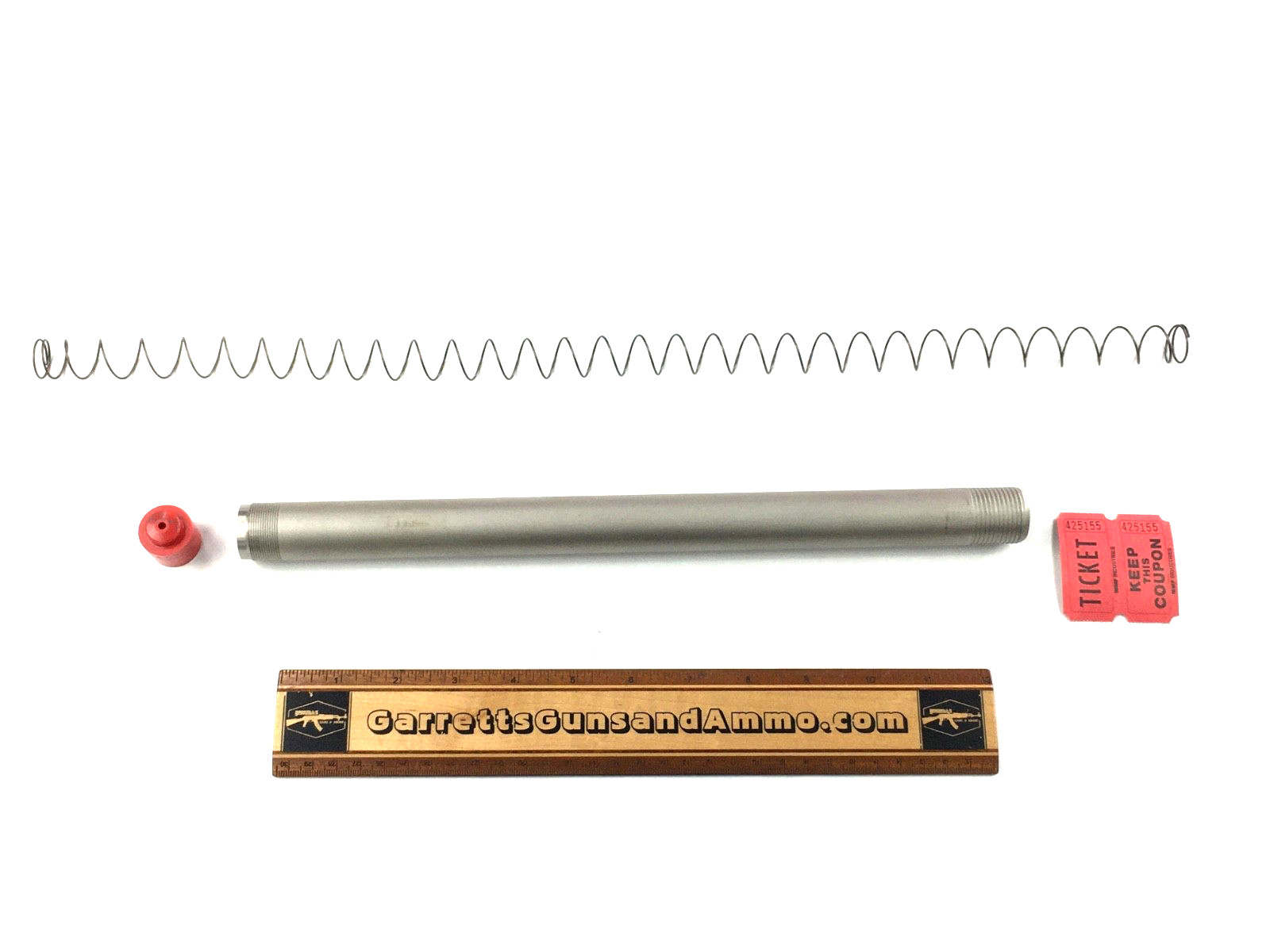 Dickinson Komando XX3B 12 gauge shotgun magazine tube assembly silver 425155