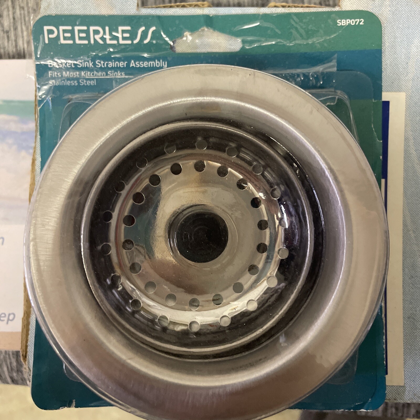 Peerless Deluxe Basket Strainer, SBP072,