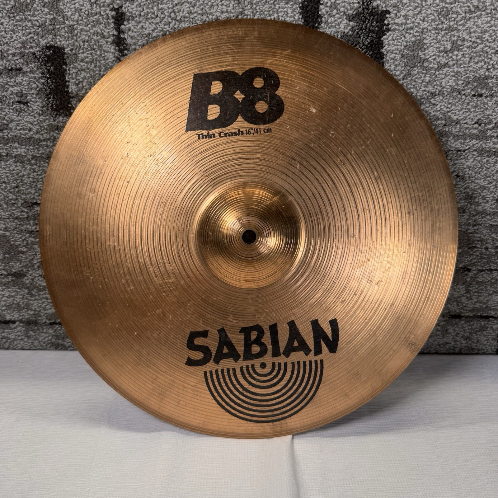 Sabian B8 16" / 41 cm Thin Crash Cymbal Pre-owned