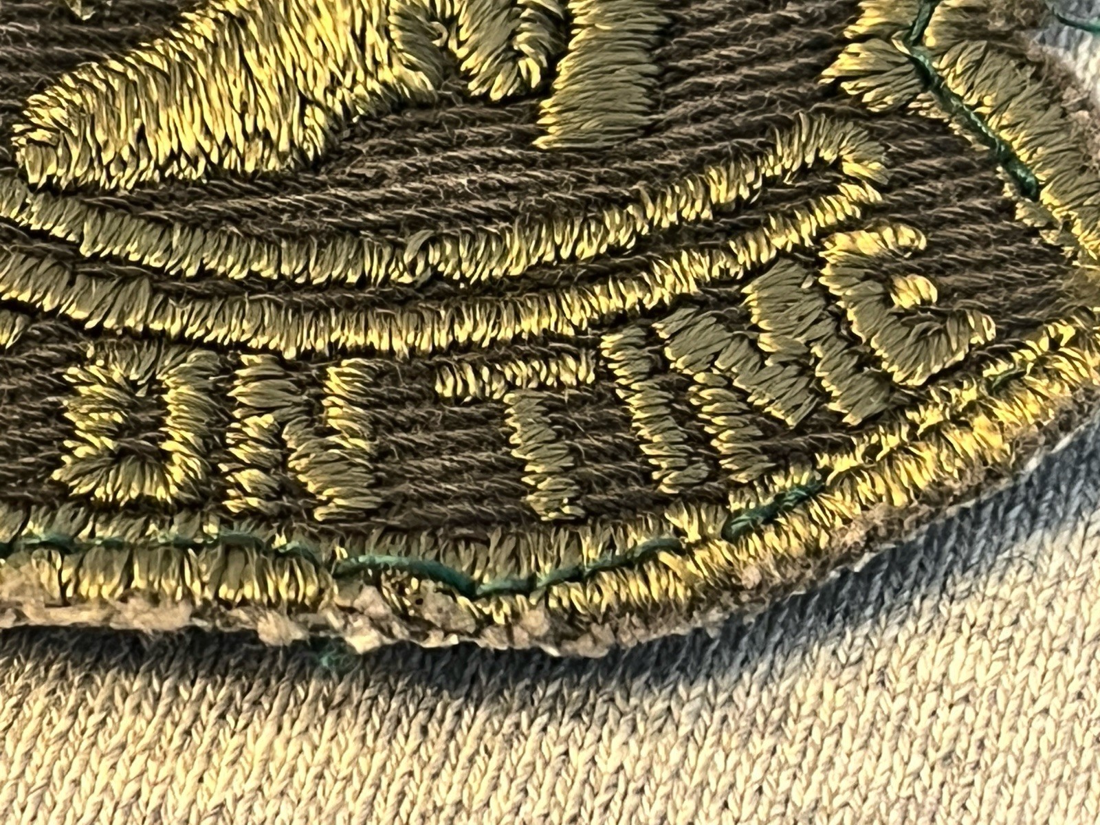 WWII US Army Service Battalion Patch RARE WW2