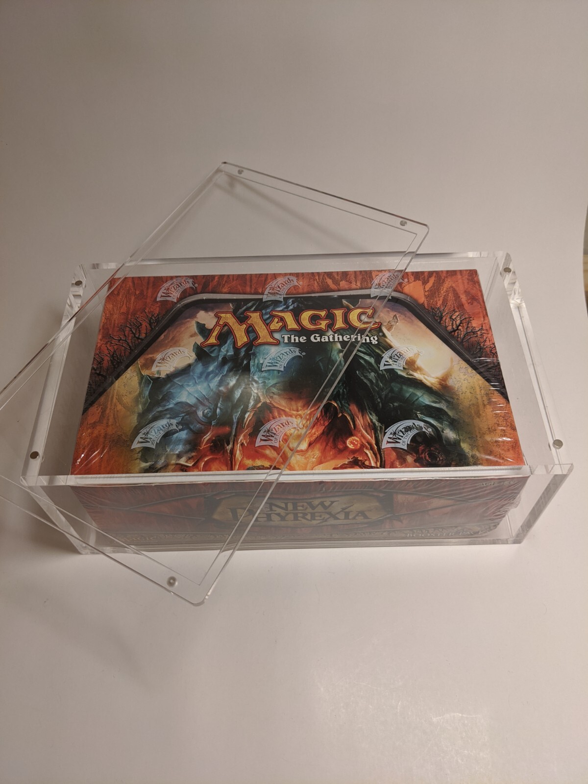 MODERN Magic Booster Box Magnetic Acrylic Case Storage Display MTG Case